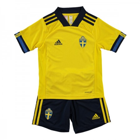 Fußballtrikots Schweden Kinder Heim Trikotsatz Euro 2020